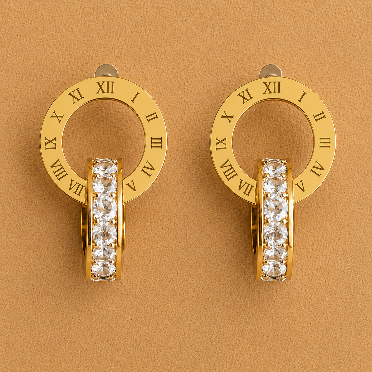 Heart Gold Earrings - Adorable Minimalist Design Heart Cute