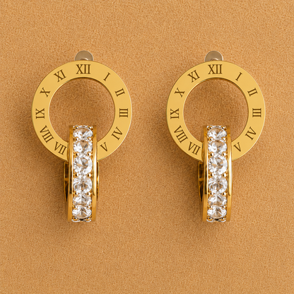 Heart Gold Earrings - Adorable Minimalist Design Heart Cute